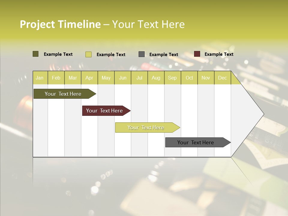 Bottles Tasting Wine Restaurants PowerPoint Template