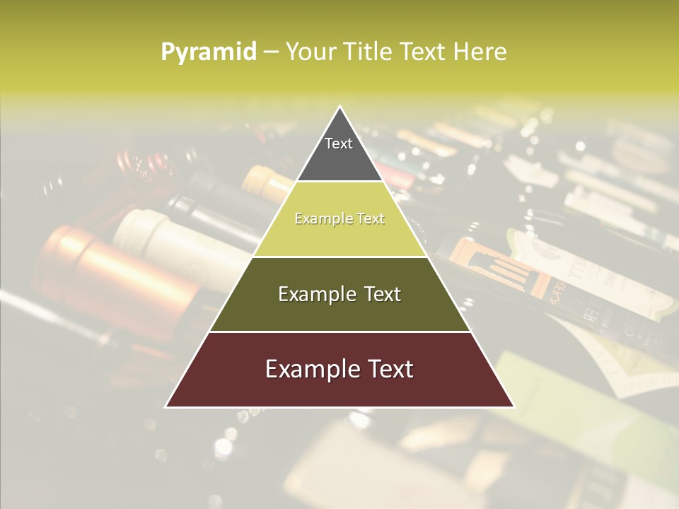 Bottles Tasting Wine Restaurants PowerPoint Template