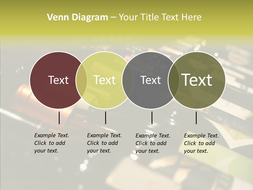 Bottles Tasting Wine Restaurants PowerPoint Template