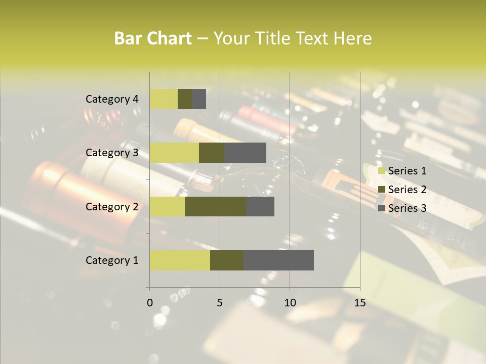 Bottles Tasting Wine Restaurants PowerPoint Template