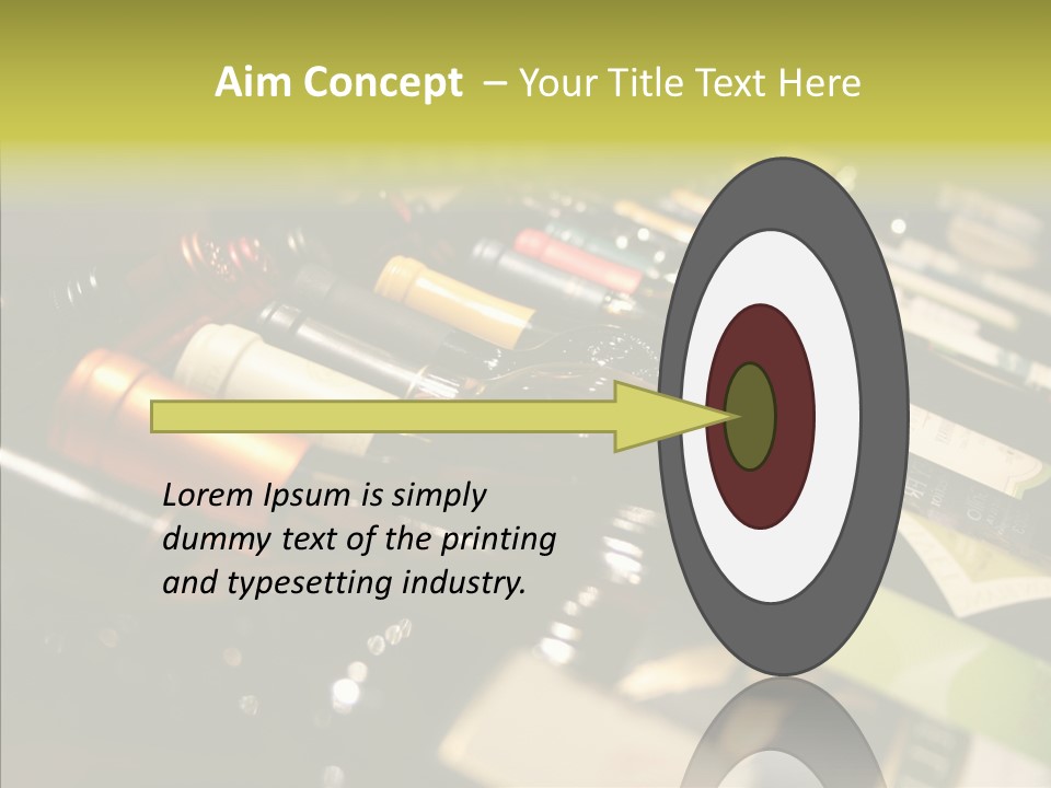 Bottles Tasting Wine Restaurants PowerPoint Template