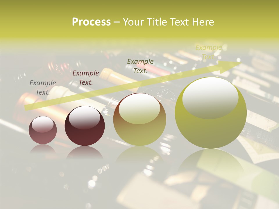 Bottles Tasting Wine Restaurants PowerPoint Template