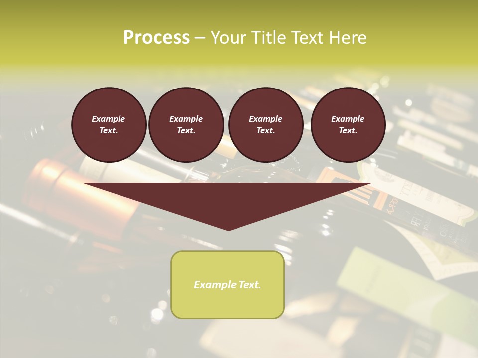 Bottles Tasting Wine Restaurants PowerPoint Template