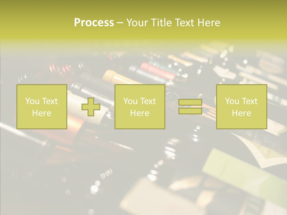 Bottles Tasting Wine Restaurants PowerPoint Template
