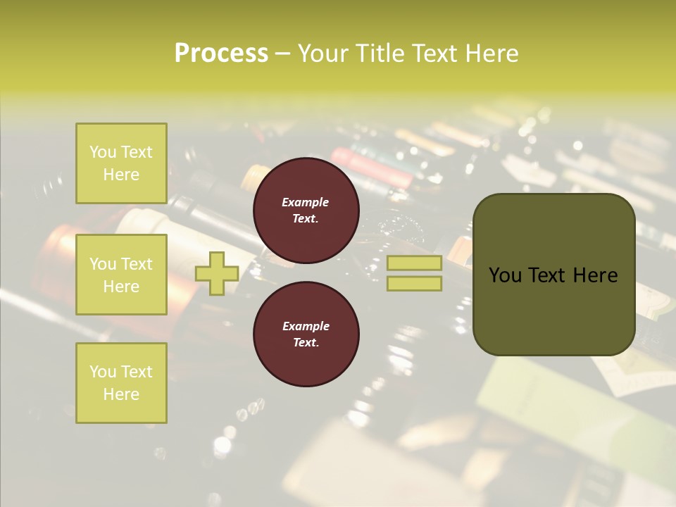 Bottles Tasting Wine Restaurants PowerPoint Template