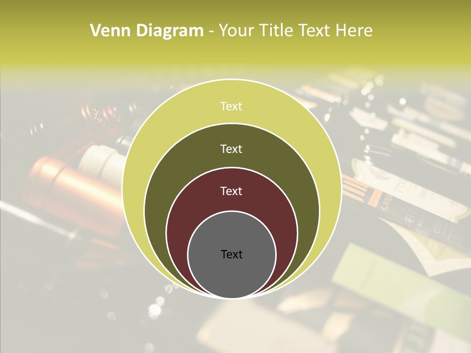 Bottles Tasting Wine Restaurants PowerPoint Template