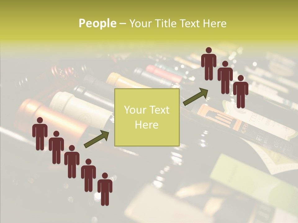 Bottles Tasting Wine Restaurants PowerPoint Template