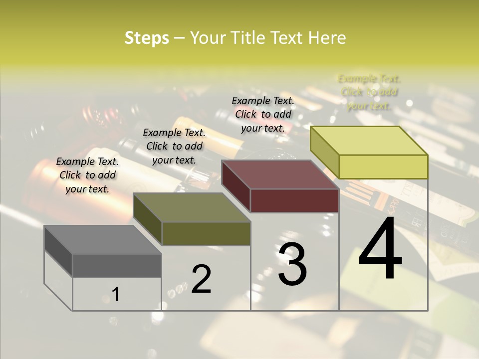 Bottles Tasting Wine Restaurants PowerPoint Template