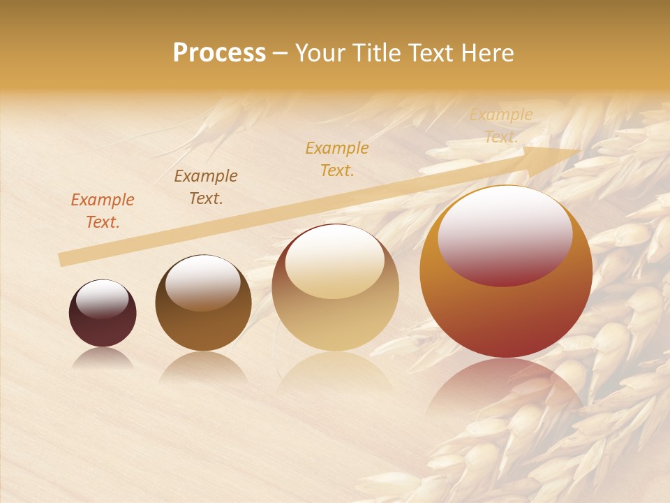 Staple Macro Golden PowerPoint Template