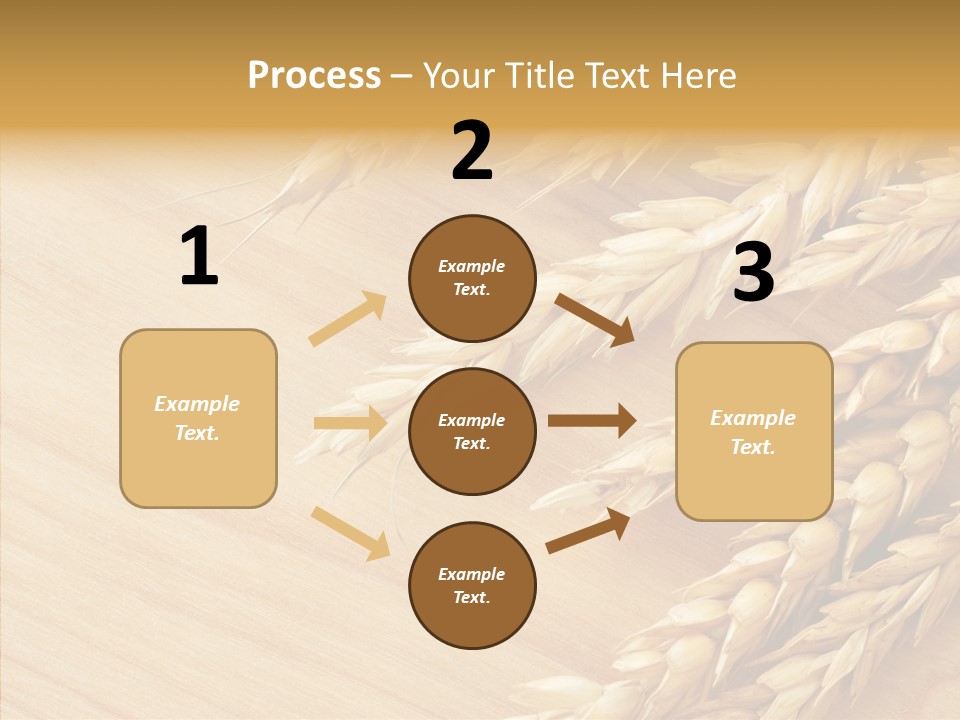 Staple Macro Golden PowerPoint Template