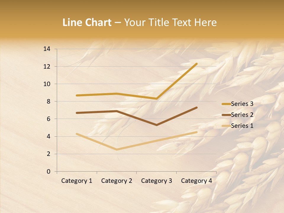 Staple Macro Golden PowerPoint Template