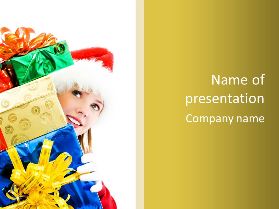 Female Fun Colorful PowerPoint Template