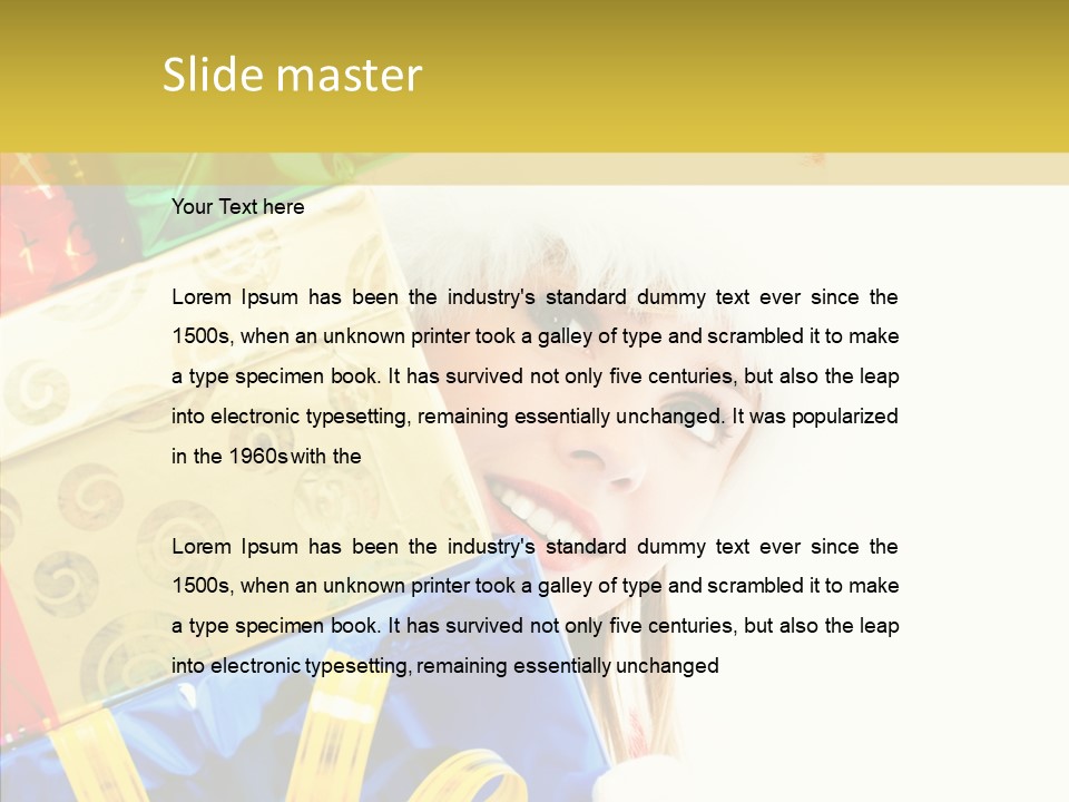 Female Fun Colorful PowerPoint Template