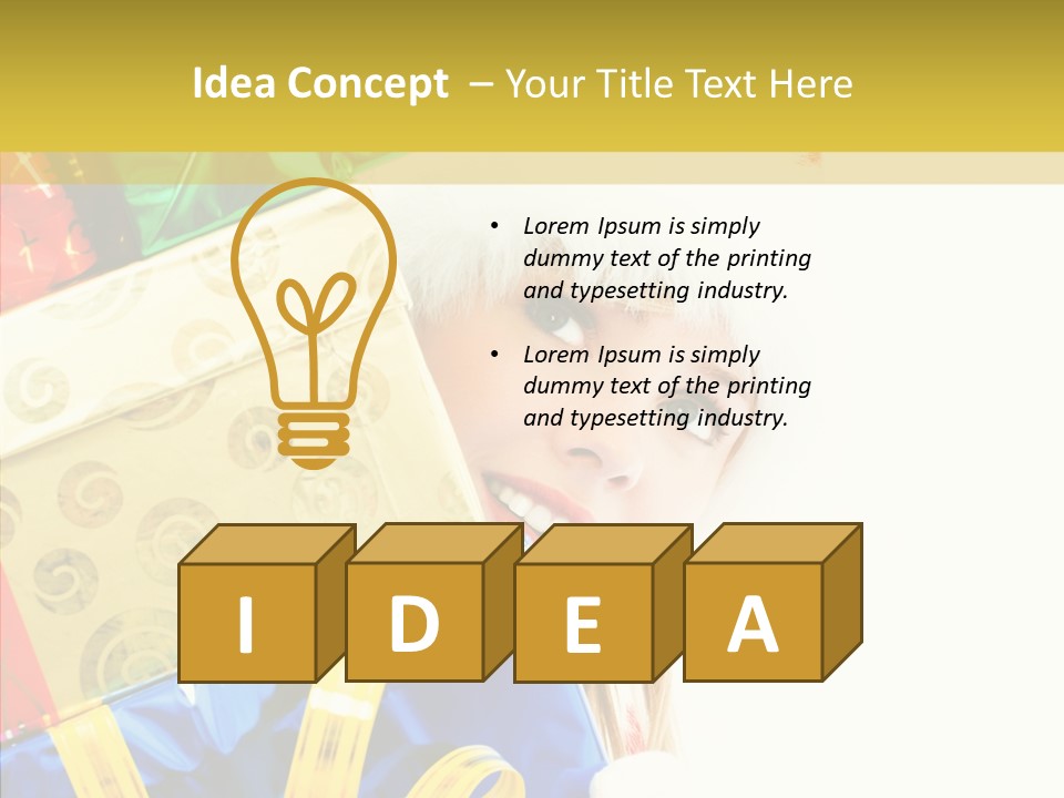 Female Fun Colorful PowerPoint Template