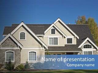 Residential Driveway Architecture PowerPoint Template