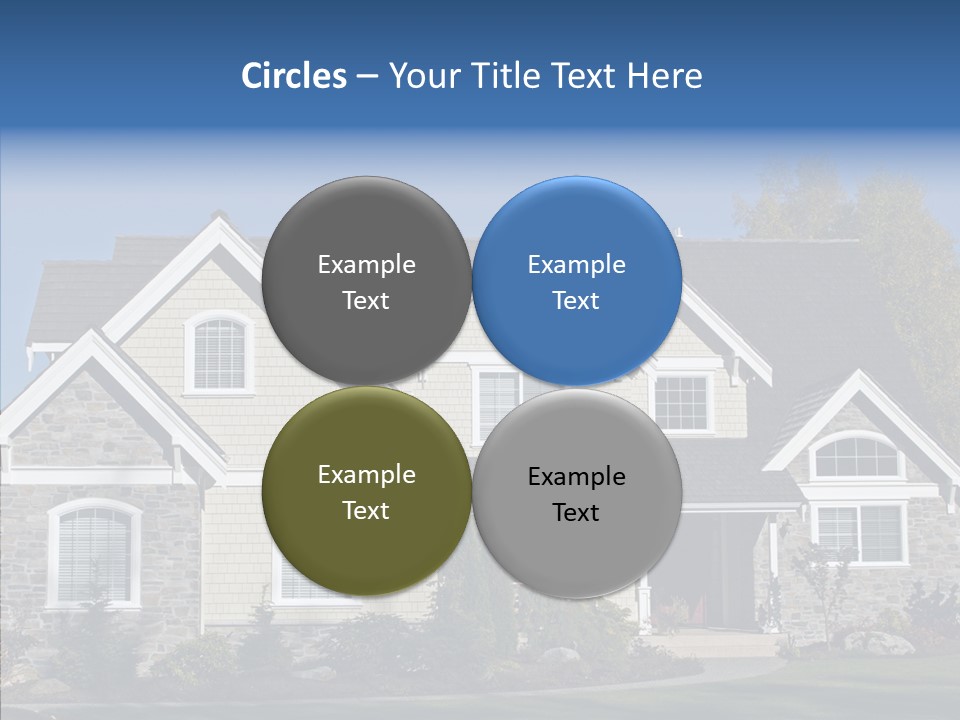 Residential Driveway Architecture PowerPoint Template