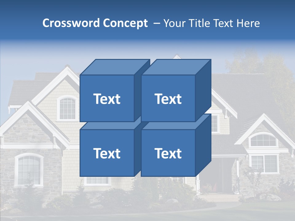 Residential Driveway Architecture PowerPoint Template