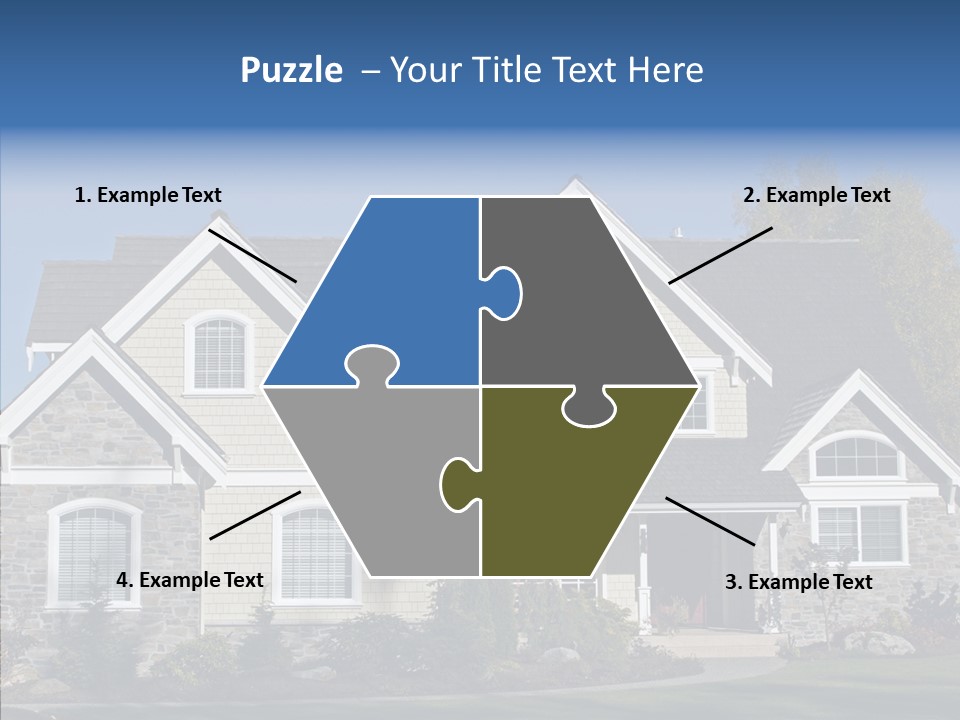 Residential Driveway Architecture PowerPoint Template