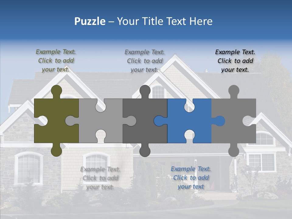 Residential Driveway Architecture PowerPoint Template