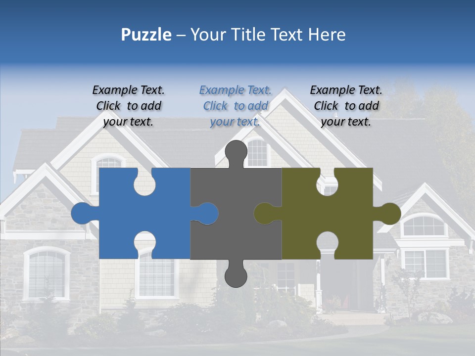 Residential Driveway Architecture PowerPoint Template