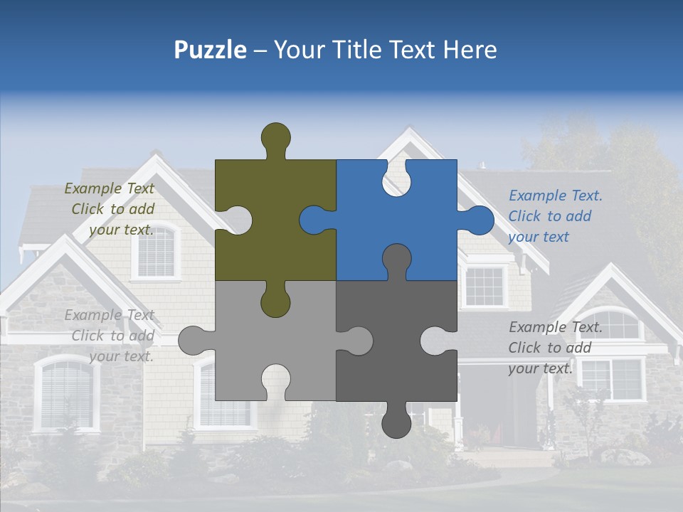 Residential Driveway Architecture PowerPoint Template