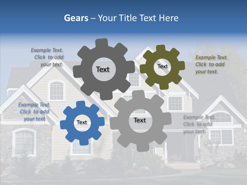 Residential Driveway Architecture PowerPoint Template