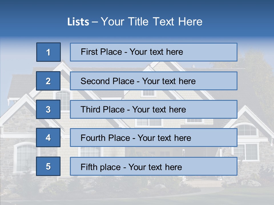 Residential Driveway Architecture PowerPoint Template