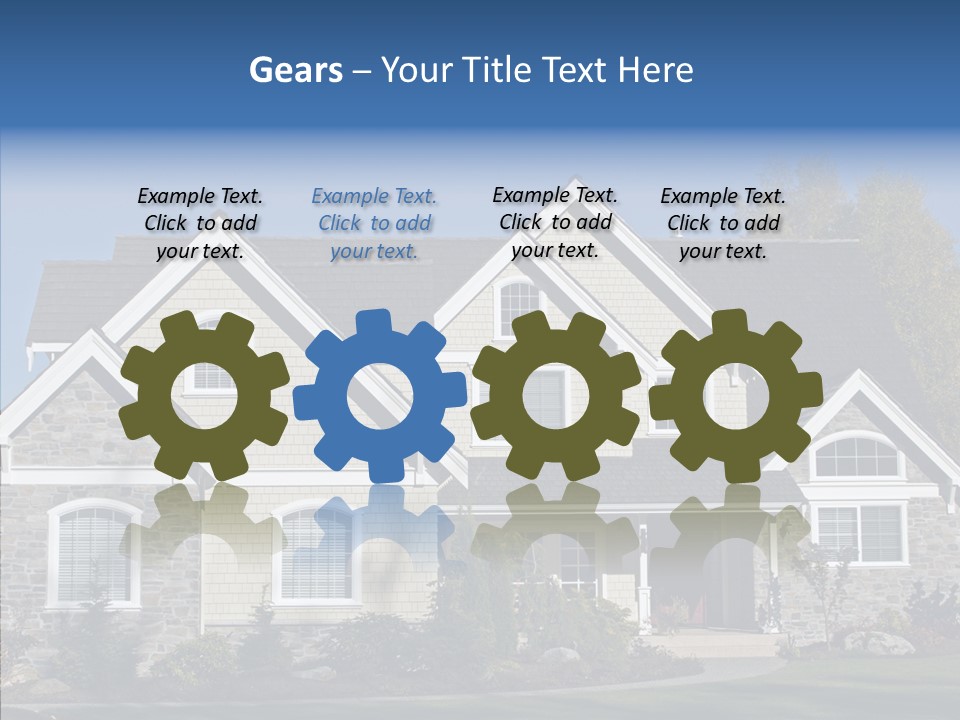 Residential Driveway Architecture PowerPoint Template