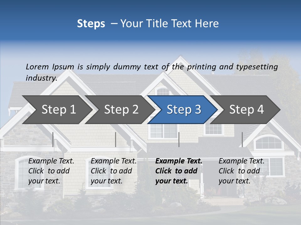 Residential Driveway Architecture PowerPoint Template