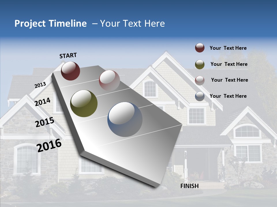 Residential Driveway Architecture PowerPoint Template