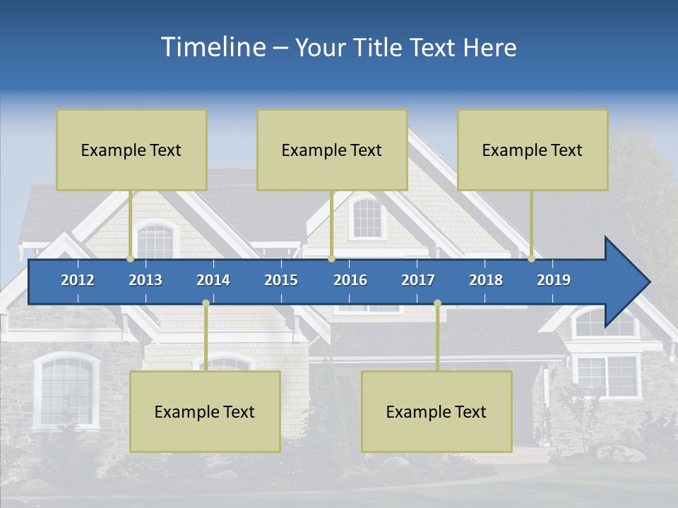 Residential Driveway Architecture PowerPoint Template