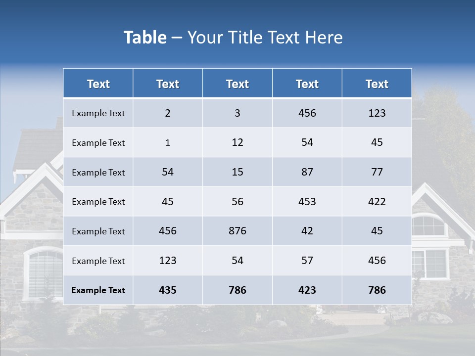 Residential Driveway Architecture PowerPoint Template