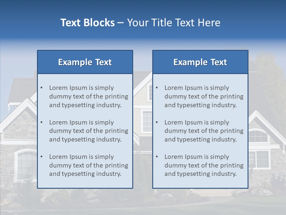 Residential Driveway Architecture PowerPoint Template