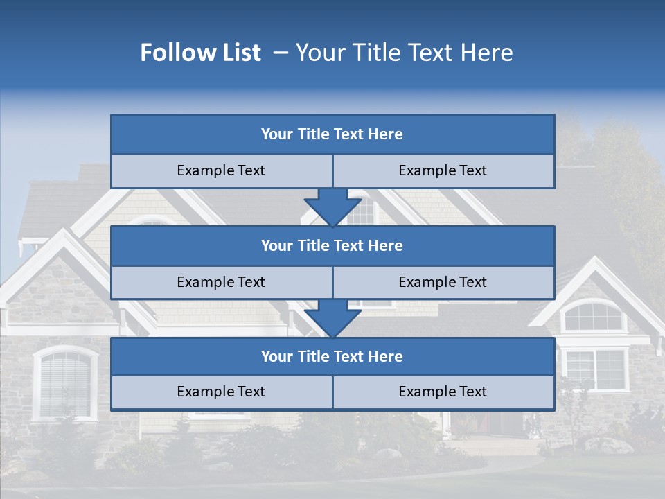 Residential Driveway Architecture PowerPoint Template