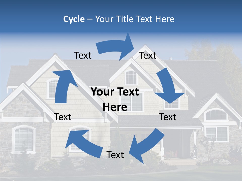 Residential Driveway Architecture PowerPoint Template