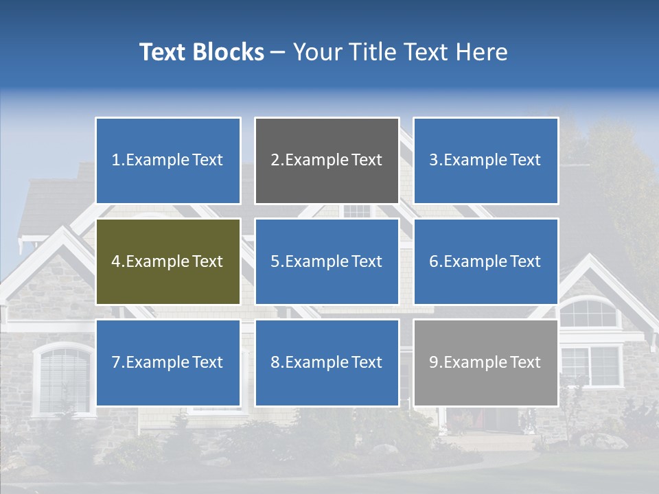 Residential Driveway Architecture PowerPoint Template