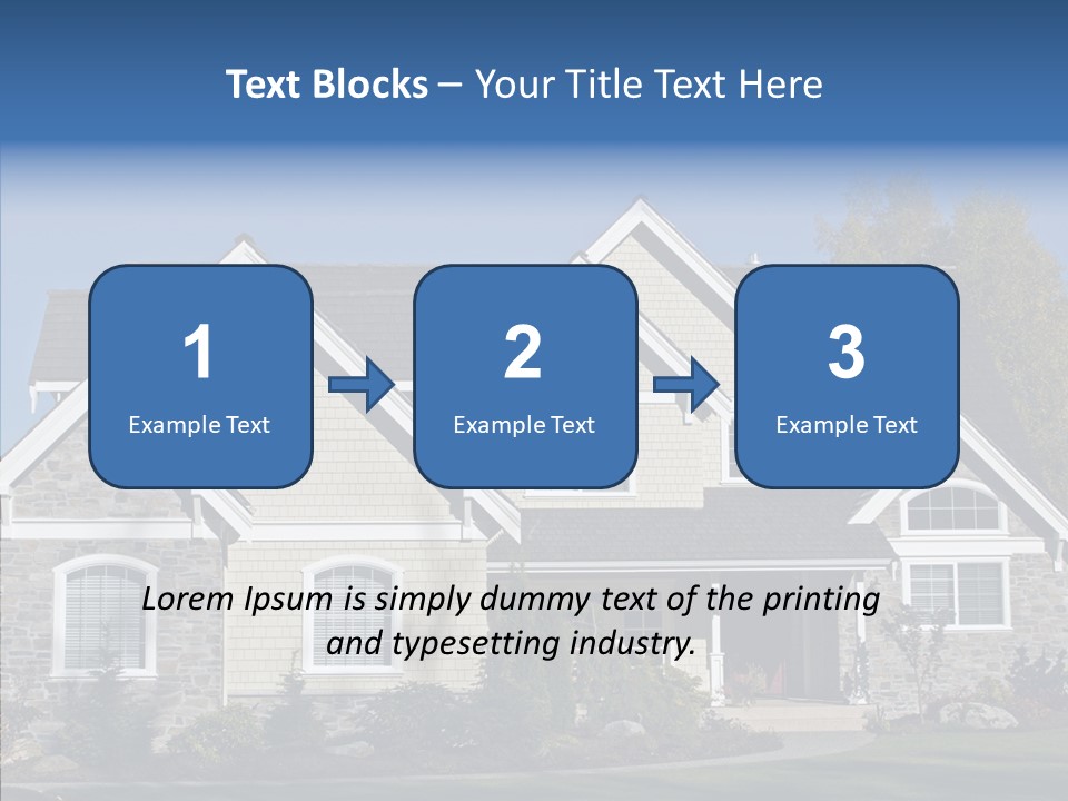Residential Driveway Architecture PowerPoint Template