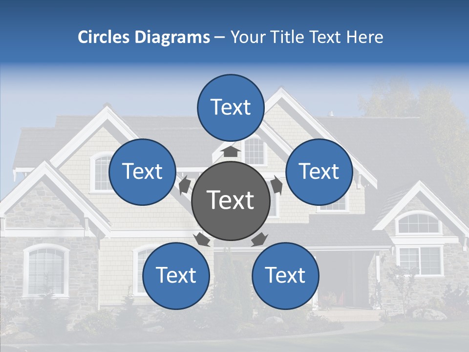 Residential Driveway Architecture PowerPoint Template
