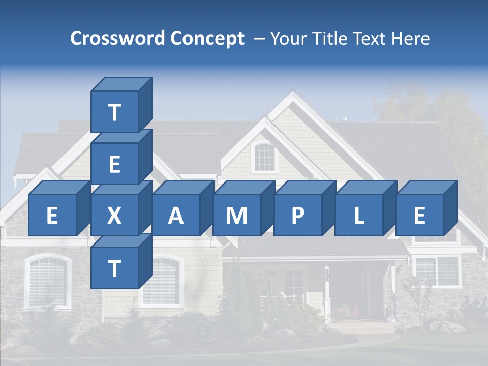 Residential Driveway Architecture PowerPoint Template
