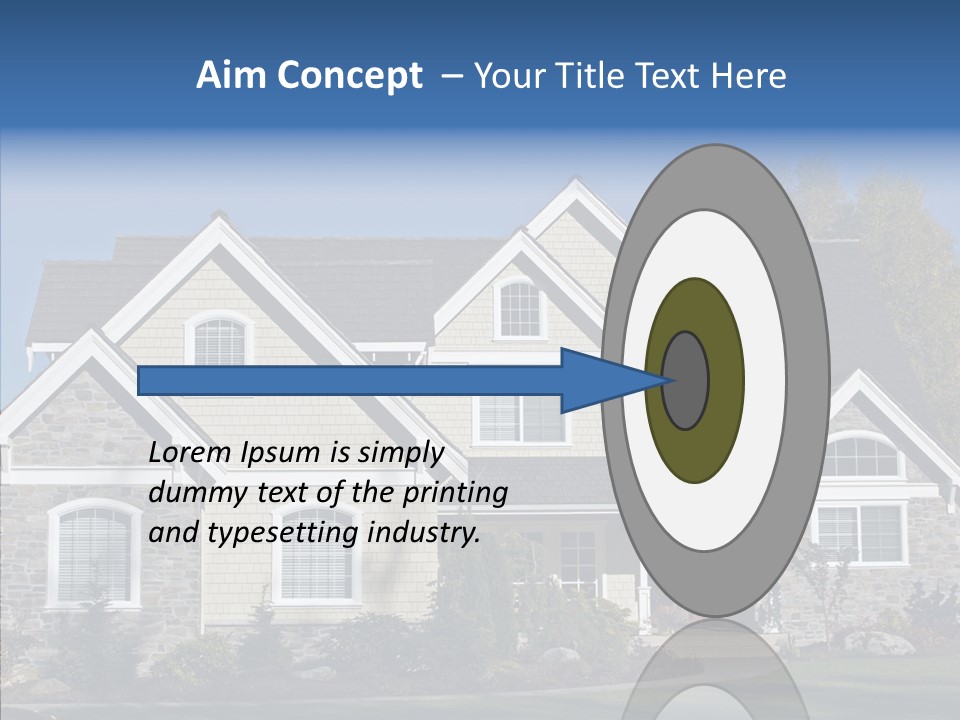 Residential Driveway Architecture PowerPoint Template