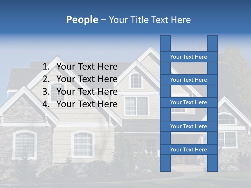 Residential Driveway Architecture PowerPoint Template