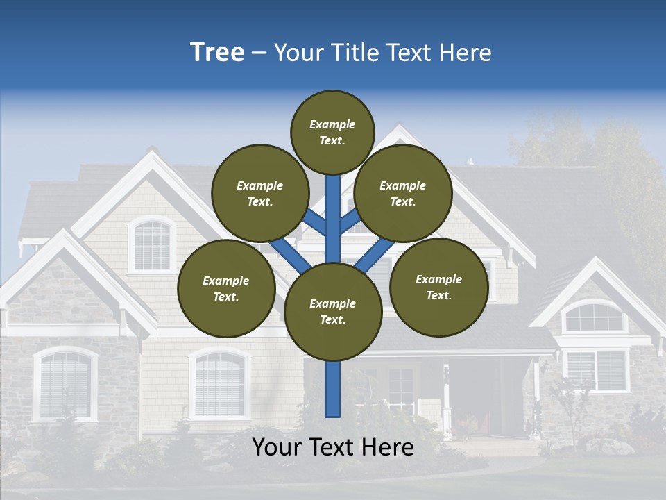 Residential Driveway Architecture PowerPoint Template