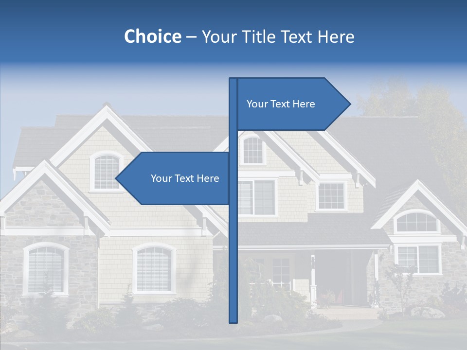 Residential Driveway Architecture PowerPoint Template