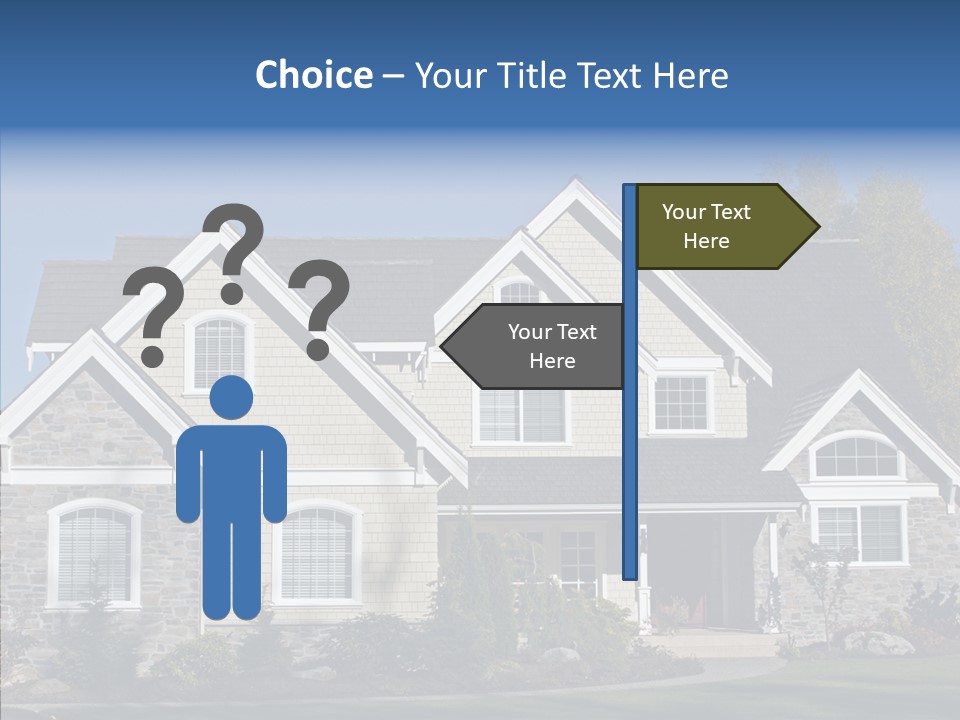 Residential Driveway Architecture PowerPoint Template