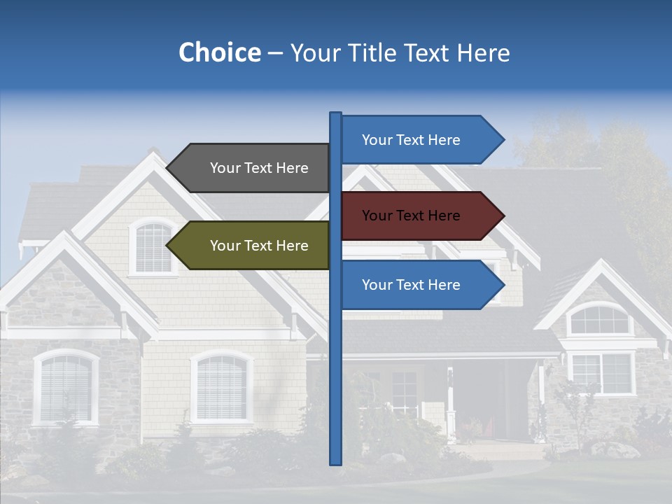 Residential Driveway Architecture PowerPoint Template