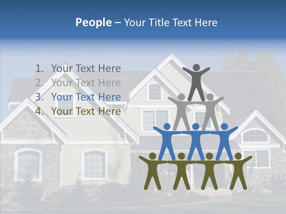 Residential Driveway Architecture PowerPoint Template