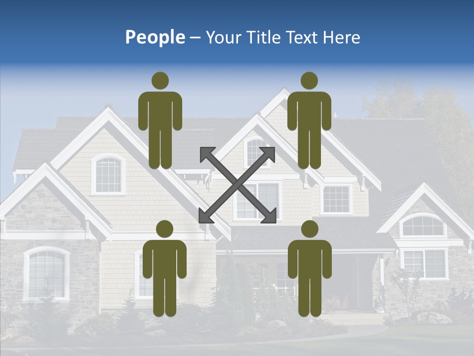 Residential Driveway Architecture PowerPoint Template