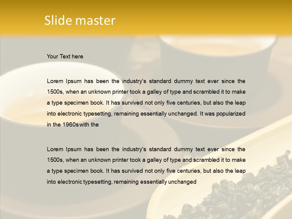 Drink Teapot Beverage PowerPoint Template