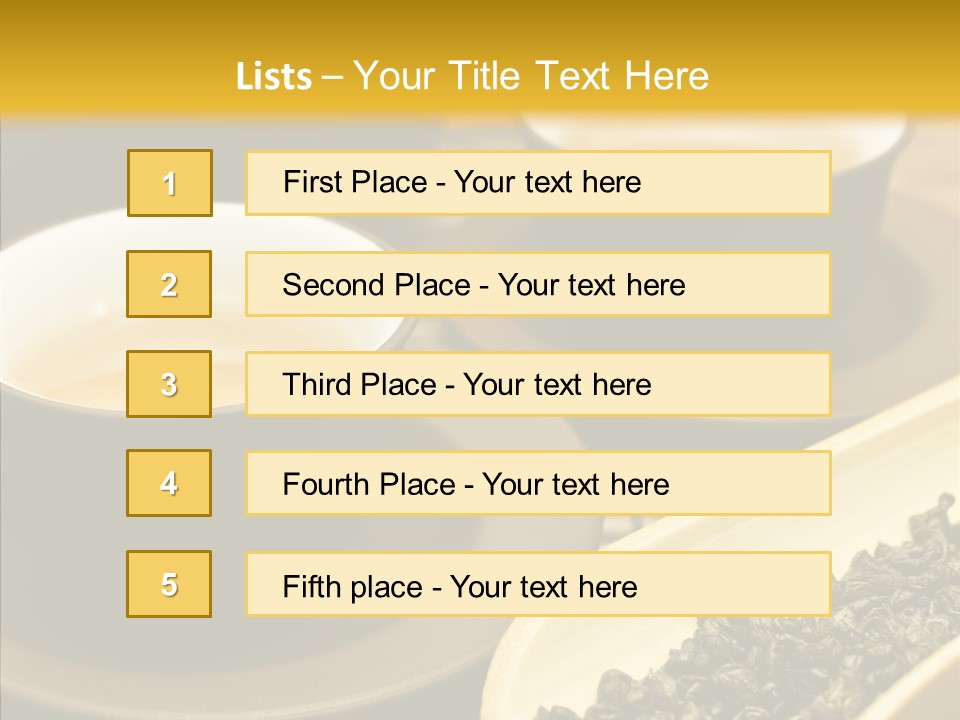 Drink Teapot Beverage PowerPoint Template