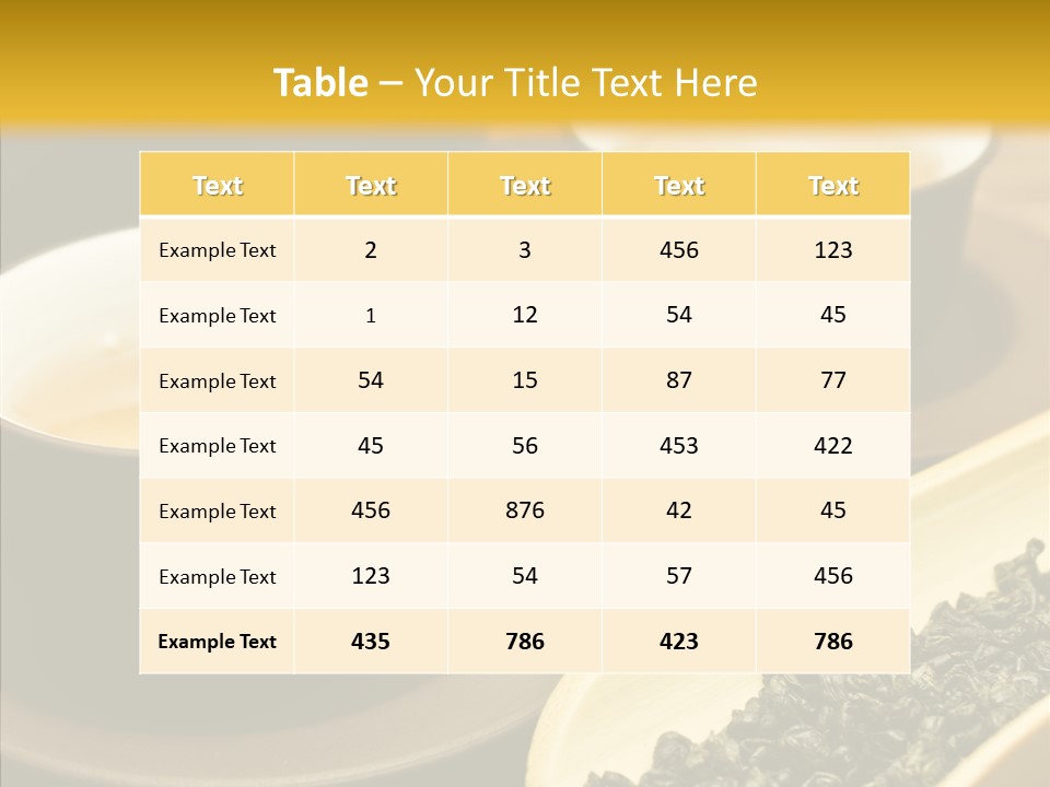 Drink Teapot Beverage PowerPoint Template